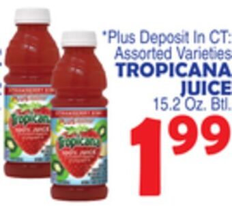 Bravo Supermarkets Tropicana juice offer