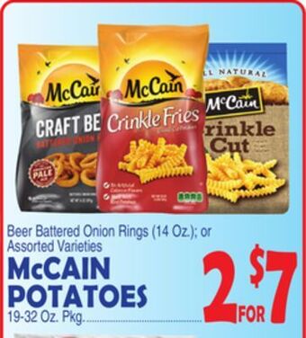 Bravo Supermarkets Mccain potatoes 19 oz. pkg offer