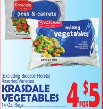 Bravo Supermarkets Krasdale vegetables offer