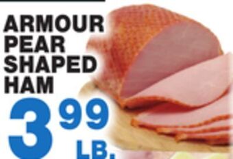 Bravo Supermarkets Armour pear shaped ham offer