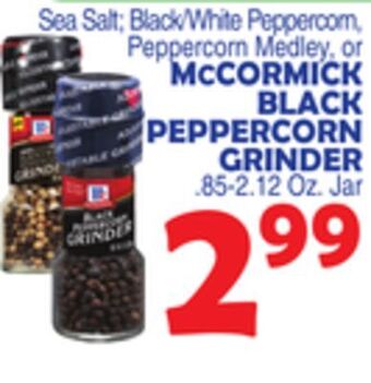 Bravo Supermarkets Mccormick black peppercorn grinder offer