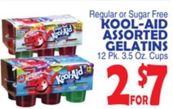 Bravo Supermarkets Kool-aid assorted gelatins offer