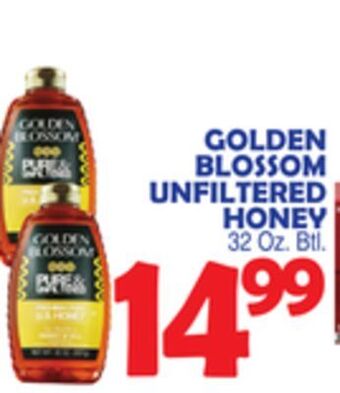 Bravo Supermarkets Golden blossom unfiltered honey offer