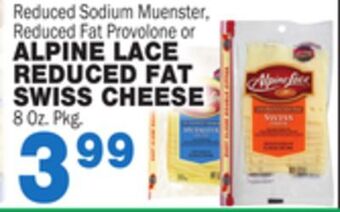 Bravo Supermarkets Alpine lace reduced fat swiss cheese offer