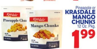 Bravo Supermarkets Krasdale mango chunks offer