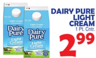 Bravo Supermarkets Dairy pure light cream offer