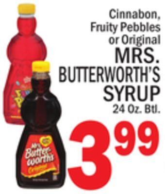 C Town Mrs. butterworth's syrup offer