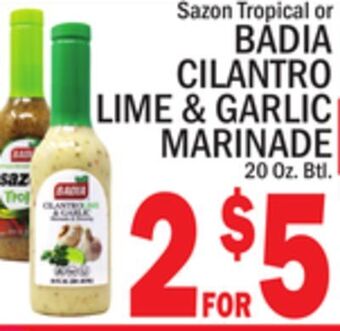 C Town Badia cilantro lime & garlic marinade offer