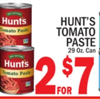 C Town Hunt's tomato paste offer
