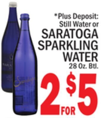 C Town Saratoga sparkling water offer