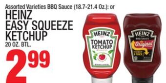 C Town Heinz easy squeeze ketchup 20 oz. btl offer