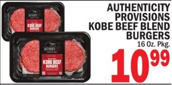 C Town Kobe beef blend burgers offer