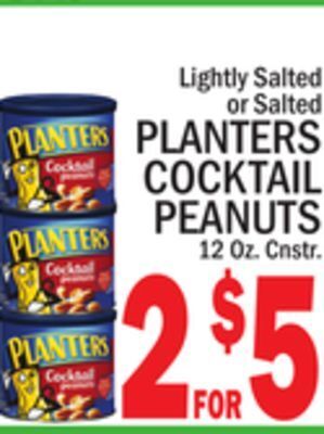 C Town Planters cocktail peanuts offer