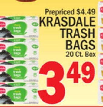 C Town Krasdale trash bags offer