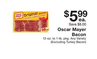 Fairway Store Market Oscar mayer bacon offer