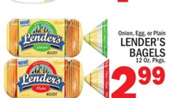 C Town Lender's bagels offer