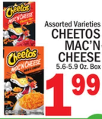 C Town Cheetos mac'n cheese offer