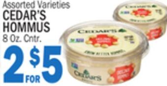 C Town Cedar's hommus offer