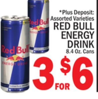 C Town Red bull energy drink offer