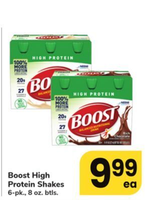 ACME Boost high protein shakes offer