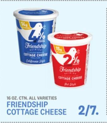 Kings Food Markets Friendship cottage cheese offer
