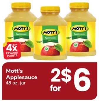 ACME Mott's applesauce offer