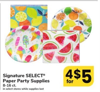 ACME Signature select® paper party supplies offer