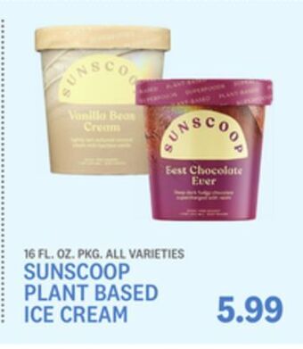 Kings Food Markets Sunscoop plant based ice cream offer