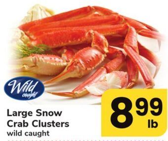 ACME Large snow crab clusters offer