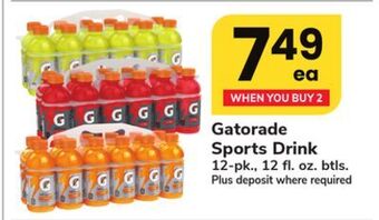 ACME Gatorade sports drink offer