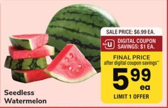 ACME Seedless watermelon offer