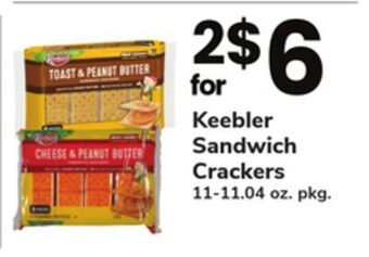ACME Keebler sandwich crackers offer