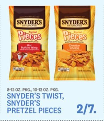 Kings Food Markets Snyder's twist, snyder's pretzel pieces offer
