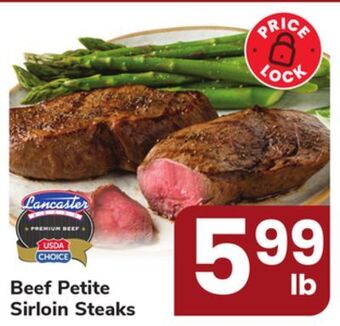 ACME Beef petite sirloin steaks offer