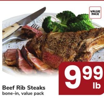 ACME Beef rib steaks offer