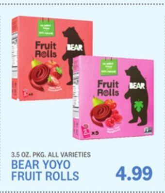 Kings Food Markets Bear yoyo fruit rolls offer