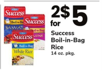 ACME Success boil-in-bag rice offer