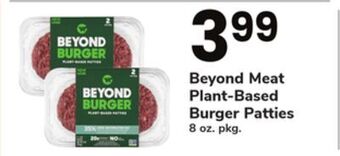 ACME Beyond meat plant-based burger patties offer