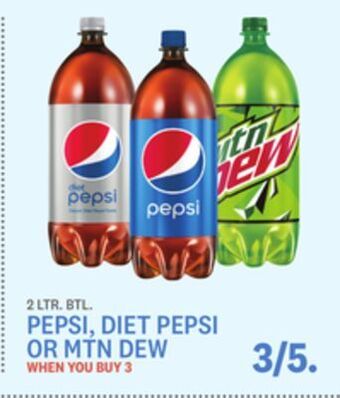 Kings Food Markets Pepsi, diet pepsi or mtn dew offer