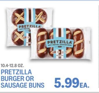 Kings Food Markets Pretzilla burger or sausage buns offer