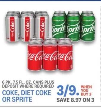 Kings Food Markets Coke, diet coke or sprite offer