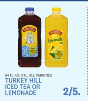 Kings Food Markets Turkey hill iced tea or lemonade offer