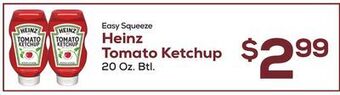 DeCicco & Sons Heinz tomato ketchup offer
