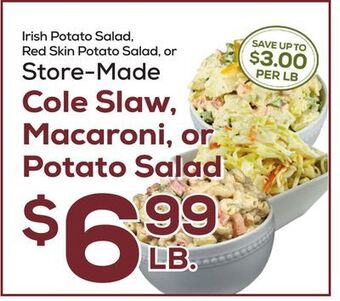 DeCicco & Sons Cole slaw, macaroni, or potato salad offer
