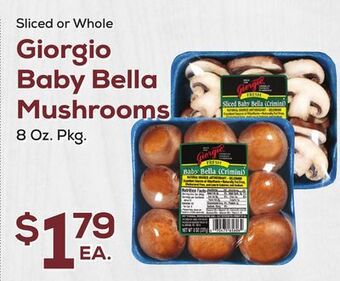 DeCicco & Sons Giorgio baby bella mushrooms offer