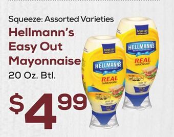 DeCicco & Sons Hellmann's easy out mayonnaise offer