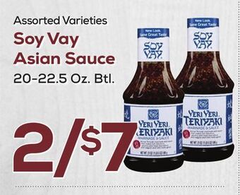 DeCicco & Sons Soy vay asian sauce offer
