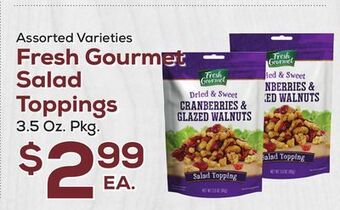 DeCicco & Sons Fresh gourmet salad toppings offer