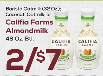 DeCicco & Sons Califia farms almondmilk 48 oz. btl offer