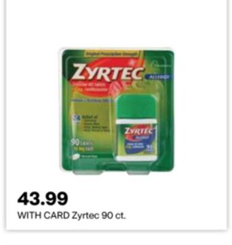 CVS Zyrtec 90 ct. offer